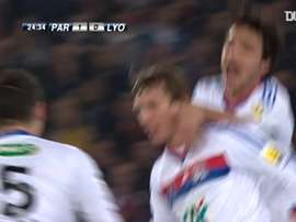 Olympique Lyonnais' last win at Parc des Princes. DUGOUT