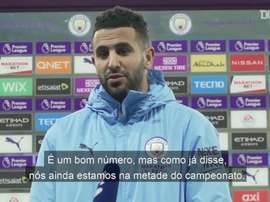 Riyad Mahrez falou sobre a vitória, que contou com um gol seu aos 90 minutos. DUGOUT