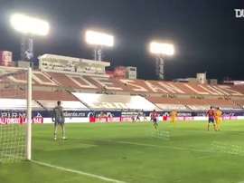 Nico López hizo un doblete ante Atlético San Luís. DUGOUT