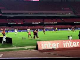 Bruno Henrique marca para o Flamengo no Morumbi. DUGOUT