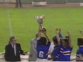 Sampdoria won the cup. DUGOUT