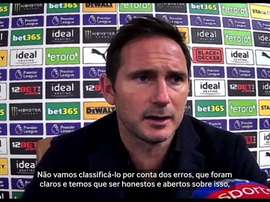 Lampard fala de falha de Thiago Silva em estreia no Chelsea. DUGOUT
