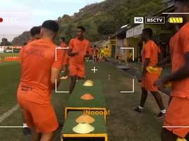 Barcelona SC prepara la agilidad y reacción con juegos. DUGOUT