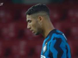 A Achraf le costó, pero ya lidera al Inter. DUGOUT