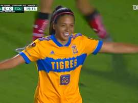 Tigres Femenil doblegó a Toluca. DUGOUT