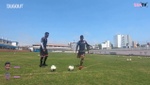 VÍDEO: Jeremy Rostaing y Diego Ramírez, cara a cara en un 'crossbar challenge'