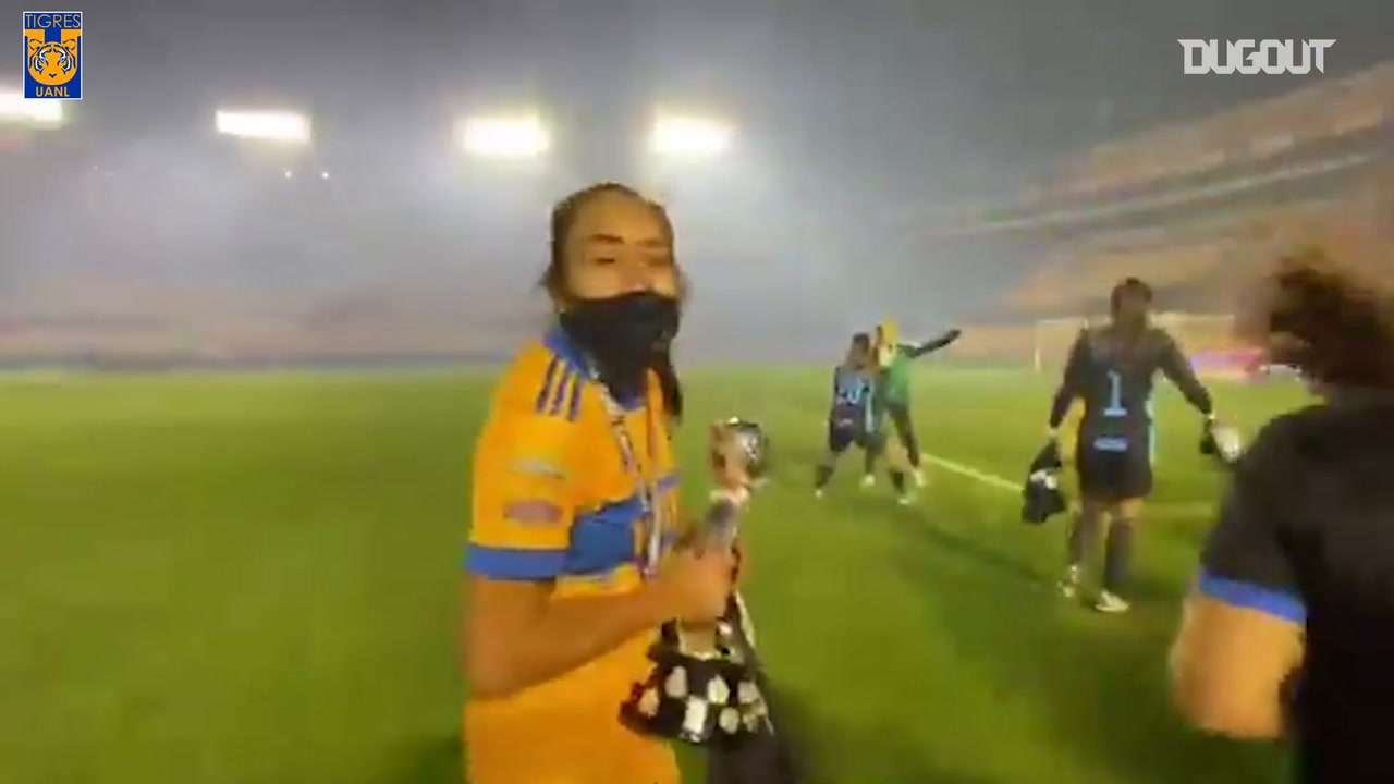 Video Asi Celebro Tigres Femenil El Titulo Del Apertura 2020 Besoccer