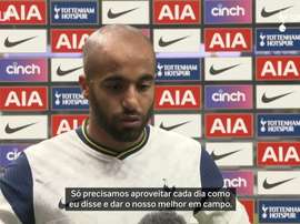 Lucas Moura elogiou o grupo do Tottenham após goleada. DUGOUT
