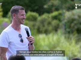 La plantilla del Tottenham se despidió de Vertonghen. DUGOUT