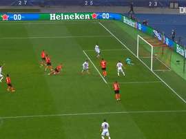 Alassane Plea scored three goals in Gladbach's 0-6 win at Shakhtar. DUGOUT
