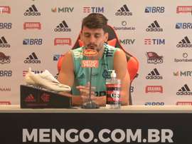 Rodrigo Caio avaliou crescimento do Flamengo. DUGOUT