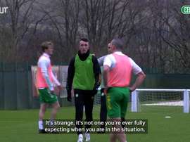 John Kennedy has spoken for the first time since taking over at Celtic. DUGOUT