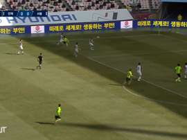 Modou Barrow scored in Jeonbuk's 2-0 win over Seoul. DUGOUT