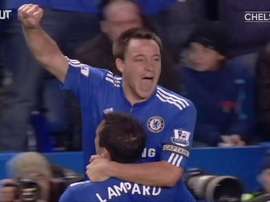 VIDÉO : La tête victorieuse de Terry contre Man United. Dugout