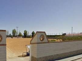 El campo de fútbol de San Silvestre de Guzmán, localidad donde ocurrieron los hechos. Twitter