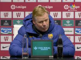 El Barça goleó en el Nuevo Los Cármenes. Captura/YouTube/LaLiga