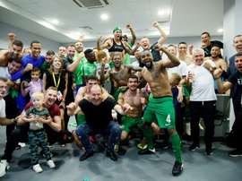 Ludogorets won the league. Twitter/Ludogorets1945