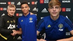 El Manchester United anunció la renovación de dos canteranos