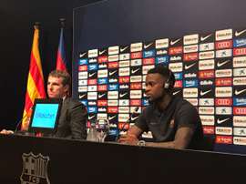 Ida do lateral para a Catalunha vai valer muito dinheiro ao clube de Sintra. Twitter/FCBarcelona