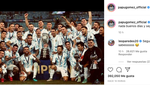 Sigue el pique: el Papu, Paredes y Di María se burlaron de Brasil