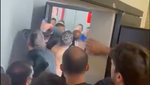 ¡El presidente de Mineiro lanzó botellas a los jugadores de Boca!
