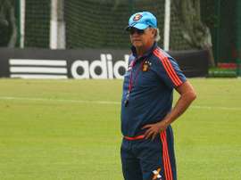 El ya ex técnico del Sport Recife Paulo Roberto Falcao, en un entrenamiento del equipo brasileño. SportRecife