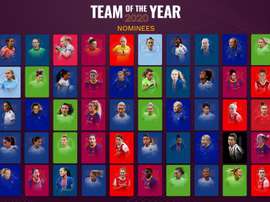 As 50 indicadas ao melhor time feminino de 2020. UEFA