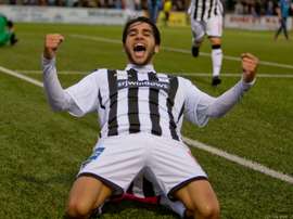 Faissal El Bakhtaoui scored a hat-trick for Dunfermline. DAFC