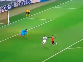 Ferreyra a marqué l'égalisation à 1. Capture/beINSports