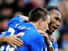Terry says he hated playing against Didier Drogba in training for Chelsea. GOAL
