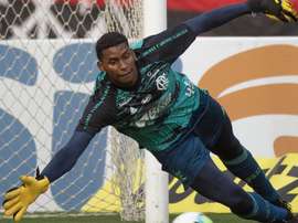 Hugo Souza foi um dos nomes do Flamengo na temporada. Twitter/Flamengo