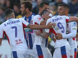 Newcastle Jets put five past the Central Coast Mariners. GOAL