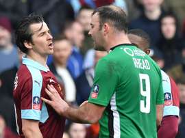 Joey Barton (left) with Matt Rhead- Goal
