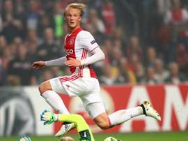 Dolberg will spend next season with Ajax. AFP