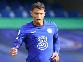 Thiago Silva avalia crise do PSG. AFP