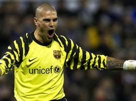 Victor Valdes devient coach de l'équipe Juvenil A de Barcelone. AFP