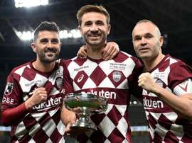 Iniesta guides Vissel Kobe to first trophy in Villa's final match. Goal
