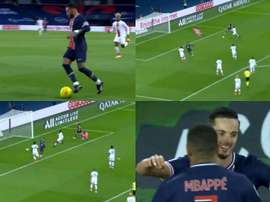 Mbappé hizo un doblete. Capturas/MovistarLigadeCampeones