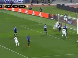 El Dinamo se adelantó con un gol de tacón. Captura/BeInSports