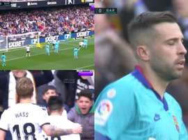 Valence et Maxi Gomez sont récompensés au retour des vestiaires. Capture/beINSports/ESPN