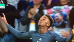 Un gol celebrado como un título, un gol dedicado al cielo