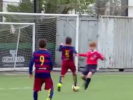 Iker Almena es uno de los jugadores con más calidad de la cantera blaugrana. FCBarcelona-Youtube