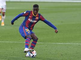 Ilaix Moriba, le nouveau protégé de Lionel Messi. afp