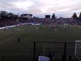 El Osorno celebró por todo lo alto el ascenso a Segunda. Youtube