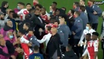 Batalla campal tras finalizar el Mónaco-Lyon: ¡hubo cinco rojas!