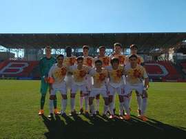 España Sub 17 no pasó del empate ante Ucrania. SeFutbol