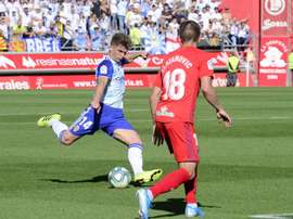El Zaragoza venció por la mínima en Los Pajaritos. Twitter/RealZaragoza