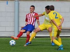 Imagen de la ida del Atlético Sub 19-Astana Sub 19 en el Cerro del Espino. Twitter