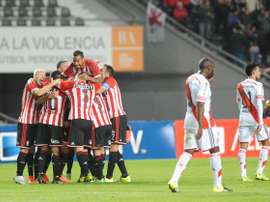 El Estudiantes derriba a River. Twitter