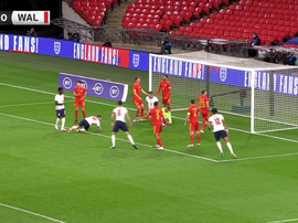 Ings se estrenó con Inglaterra. Captura/BeMad